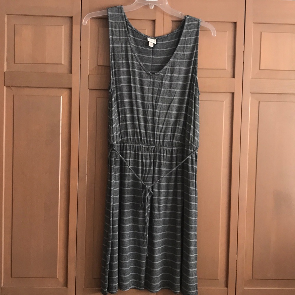 Black and White Cotton Sundress